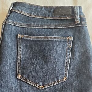 Fuzzy Flannel Lined Cozy Blue Jeans 12